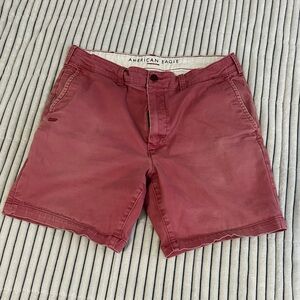 American Eagle Outfitters Men's Burgundy Shorts